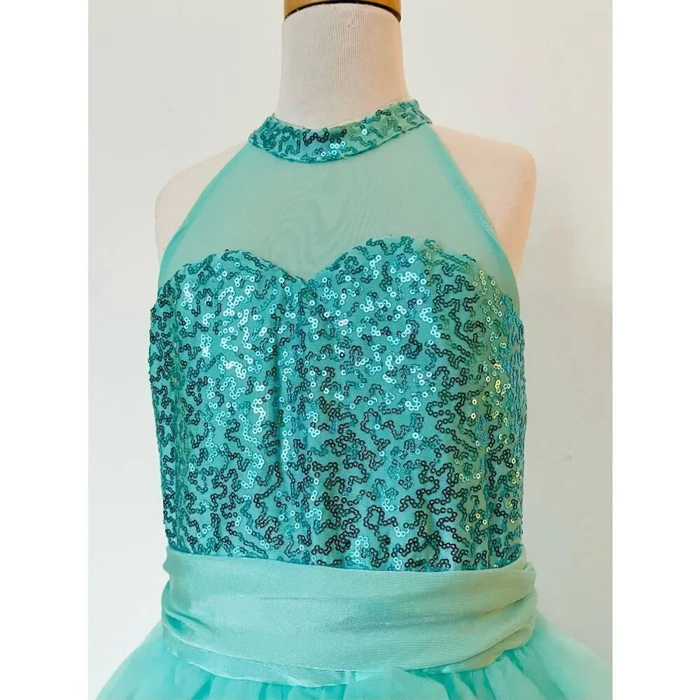 NEW iEFiEL Girls 10/12 (2XL) Dance Dress-up Tutu Costume